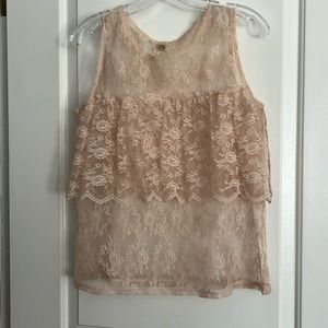 Laced Tiered Only Hearts Blouse